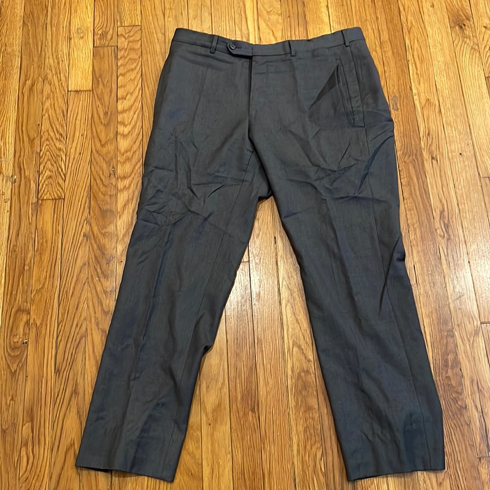 Grey Prada wool trousers